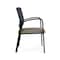 Lesro Newport Guest Chair Metal Frame, Black, RS Night Sky Back, MD Farro Seat NP1101 - alternate 3